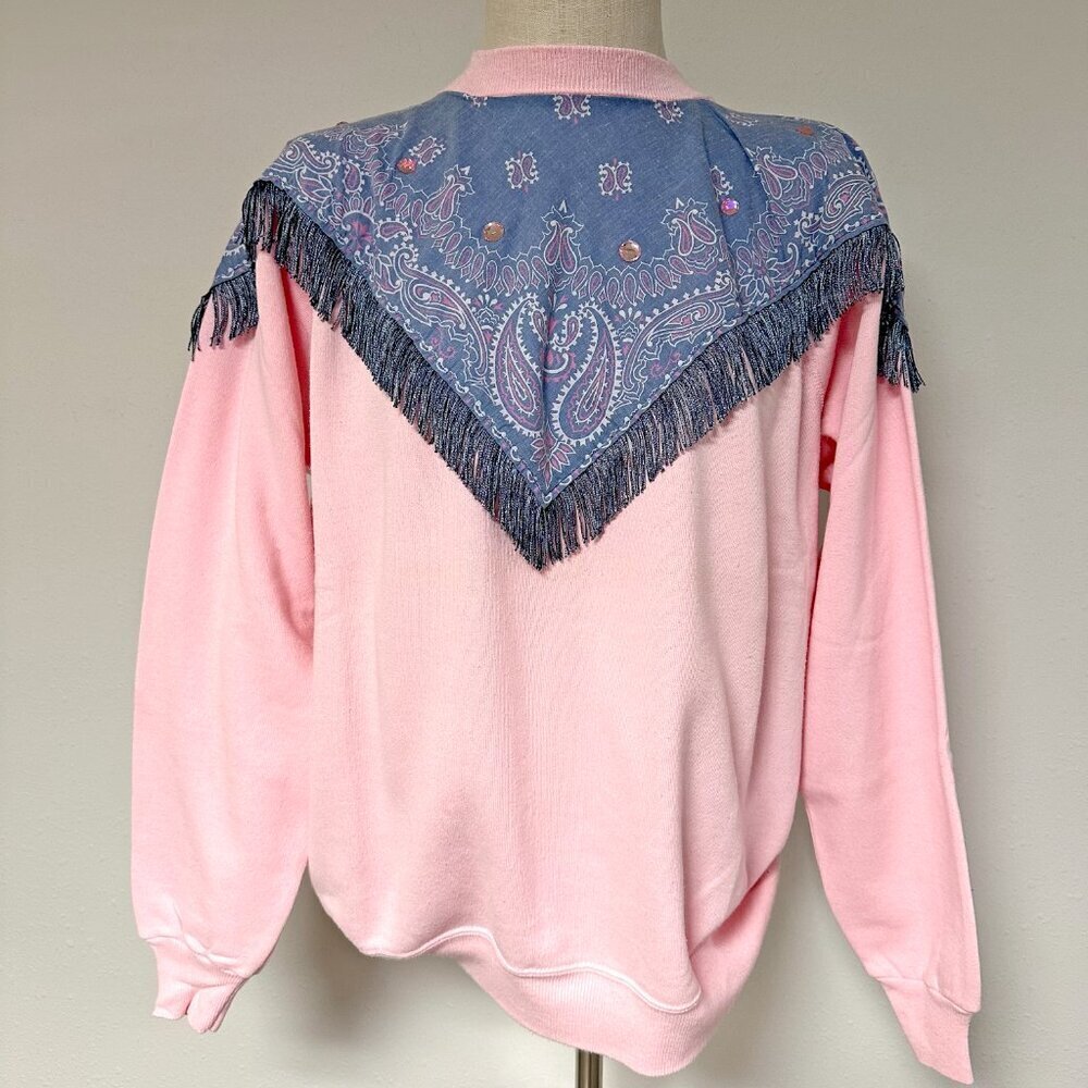 Funky Fringe Crewneck